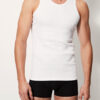 Lot de 3 débardeurs homme blanc