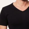 Lot de 3 T-shirt col V noir