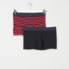 LOT 2 Boxers Rayure Uni