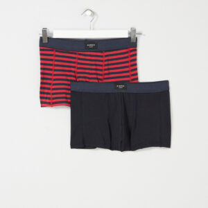 LOT 2 Boxers Rayure Uni