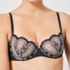 Soutien-Gorge Elégance Noir Brillance  Arabesque