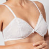 Soutien-Gorge Triangle Dentelle Blanc
