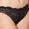 Culotte Triangle Dentelle Noir