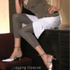 Collant Legging opaque tabac