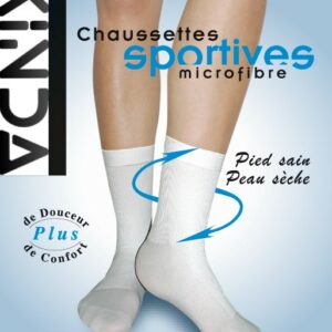Chaussettes sportive (Blanc)