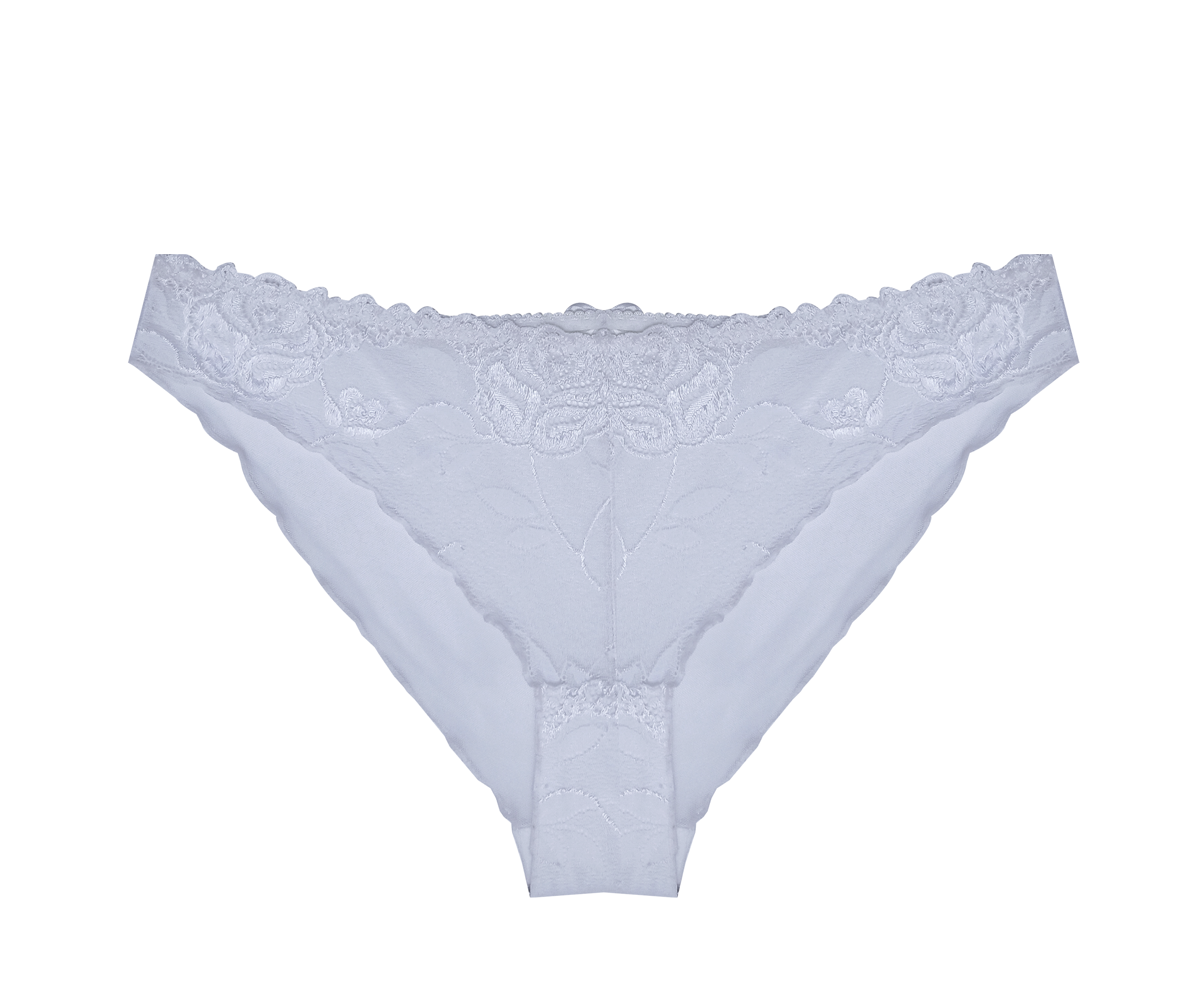 Culotte Triangle Dentelle Blanc