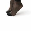Glossy Socks Gold Noir